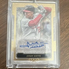 Topps 2022 Tier One Juan Soto Autograph Insert #T1A-JS Nationals MLB