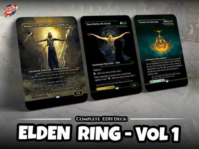 Elden Ring Queen Marika: Custom Commander Deck MTG EDH  - 140+ Cards & Tokens