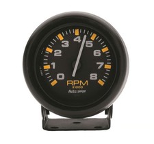Autometer 2305 Auto Gage Tachometer 2 34 8k Rpm Pedestal Black Dial Black Autometer 2305 Auto Gage Tachometer 2 34 8k Rpm Pedestal Black Dial Black