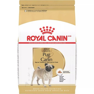 Royal Canin Breed Health Nutrition Pug Breed Specific Adult Dog Dry Food - 10 Lb