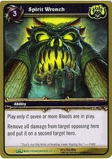 Light Play WoW TCG Spirit Wrench Magtheridons Lair World of Warcraft