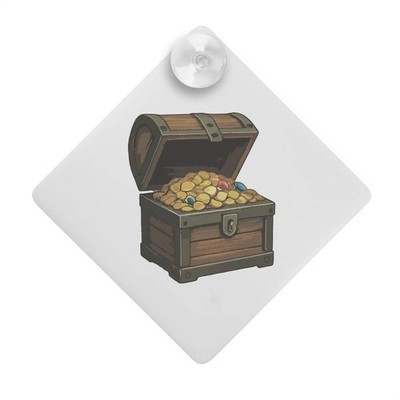 Autoschild ''Offene Piraten Schatztruhe voller Gold'' (CG00033987)