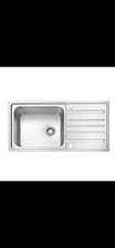 Stainless Steel Sink For Kitchen 1000mm Long 220mm Deep Bowl Brand New