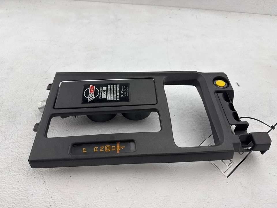 Chevrolet Corvette 1990-1991 bisel de cambio negro moldura OEM Foto 2 de 4