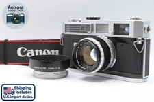 *Near Mint* Canon Model 7 Rangefinder 35mm Film camera 50mm F1.8 Lens From Japan