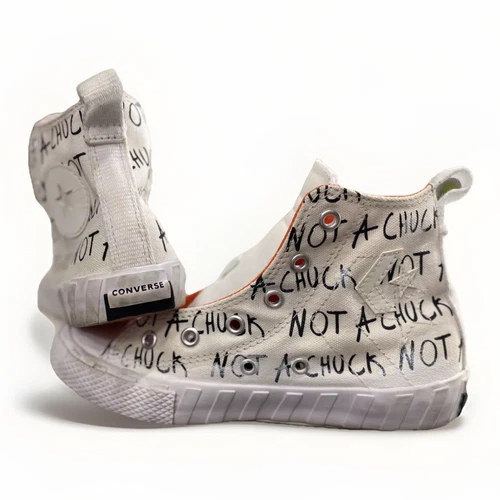 Sneaker Converse Hi Top bianche non un Chuck giovanile taglia 1