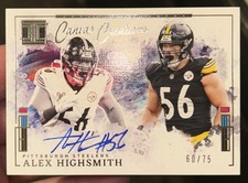 2025 Impeccable Alex Highsmith Canvas Creations Autograph /75 Steelers