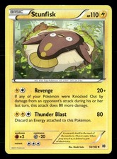 Pokemon TCG Stunfisk Lightning Uncommon XY - BREAKthrough 56/162 HP