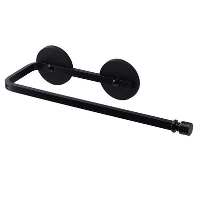 Paper Towel Rack Tower, Strong Magnet Mount, Space Saving, Black