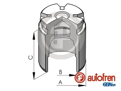 1X Autofren Seinsa D02578 Kolben Bremssattel FüR Lancia Mitsubishi Peugeot Toyot-image