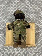 Bear Forces Of America US Army Camo Teddy Bear Plush 1989 Stuffed Military Toy