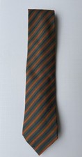 Charvet Men s Blue Green Orange Stripe Knit Silk Tie Palace Vendome