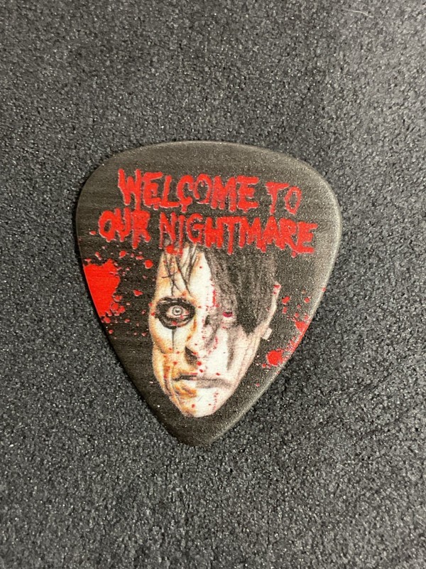 Cooper/Angel Welcome To Our Nightmare Vegas 2026 Tour MAY 22-23 Guitar Pick 
