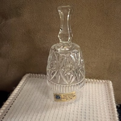 BLEIKRISTALL LEAD CRYSTAL BELL. MADE IN W. GERMANY. 24% PbO. Perfect Condition!