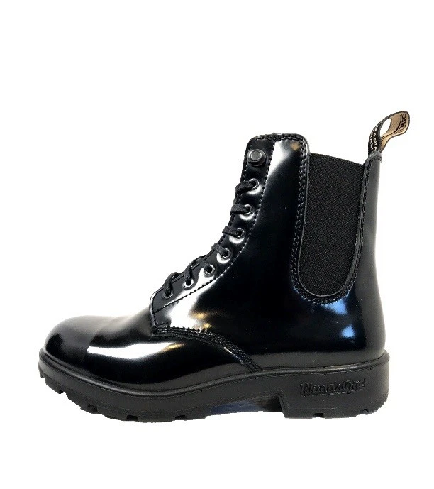 Botas Blundstone 2219 de encaje elástico para mujer talla 8 negras cepillo cuero impermeables Foto 4 de 4