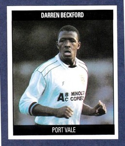 ORBIS 1990 FOOTBALL COLLECTION-#S9-PORT VALE-DARREN BECKFORD | eBay