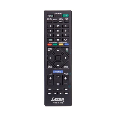 LASER Sony TV Replacement Remote – Universal, No Setup, Black