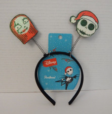 Disney  Nightmare Before Christmas Headband  Jack  Sally  NEW