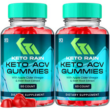 Keto Rain ACV Gummies for Advanced Weight Management  Energy Support 2 Pack 