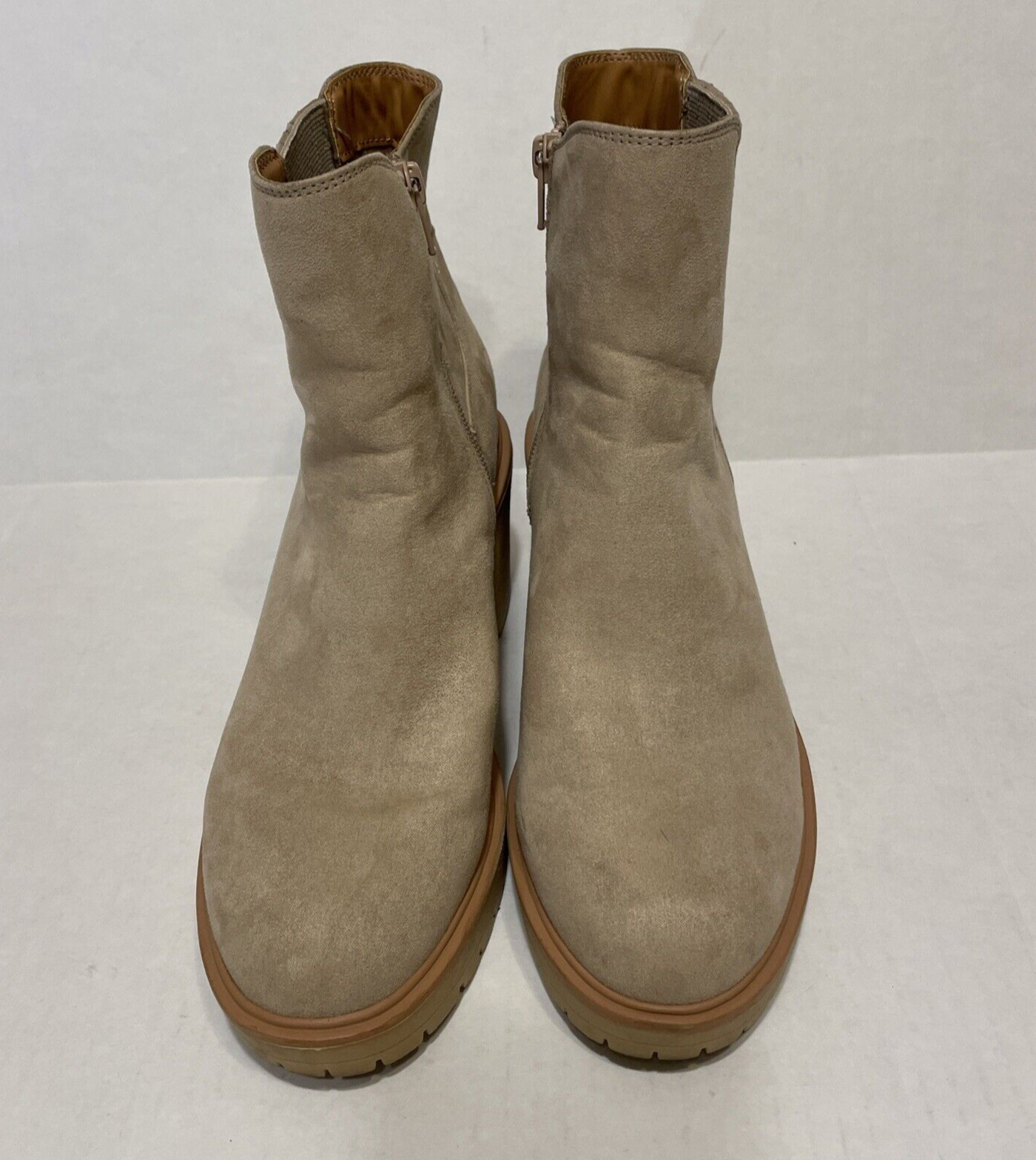 Universal Thread Womens Beige Round Toe Chunk Hee… - image 2