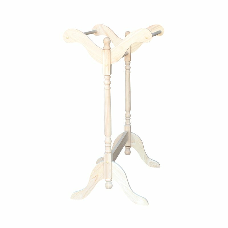 International Concepts Unfinished Wood Quilt Rack eBay