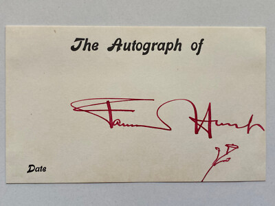 Fannie Hurst  - Literatur - original Autogramm - Größe 12 x  7 cm