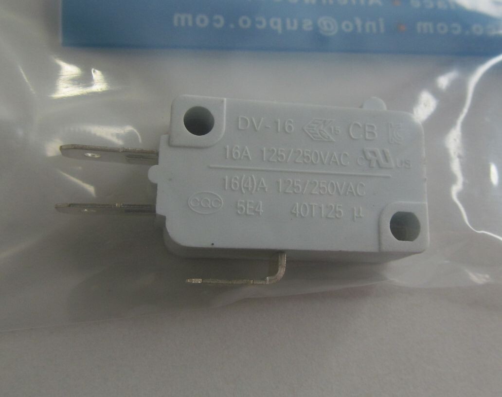 SUPCO ES16802 MICRO DOOR INTERLOCK SWITCH REPLACES KENMORE G31-251