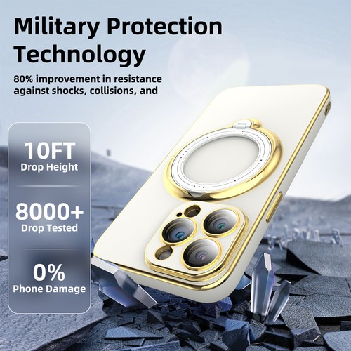 Funda magnética para iPhone 15 Plus Pro Max lente incorporada película protectora - Imagen 42 de 49