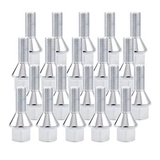 Wheel Lug Bolts Nuts 20PCS Fit For Jeep Cherokee Compass Chrysler 200 Dodge Dart