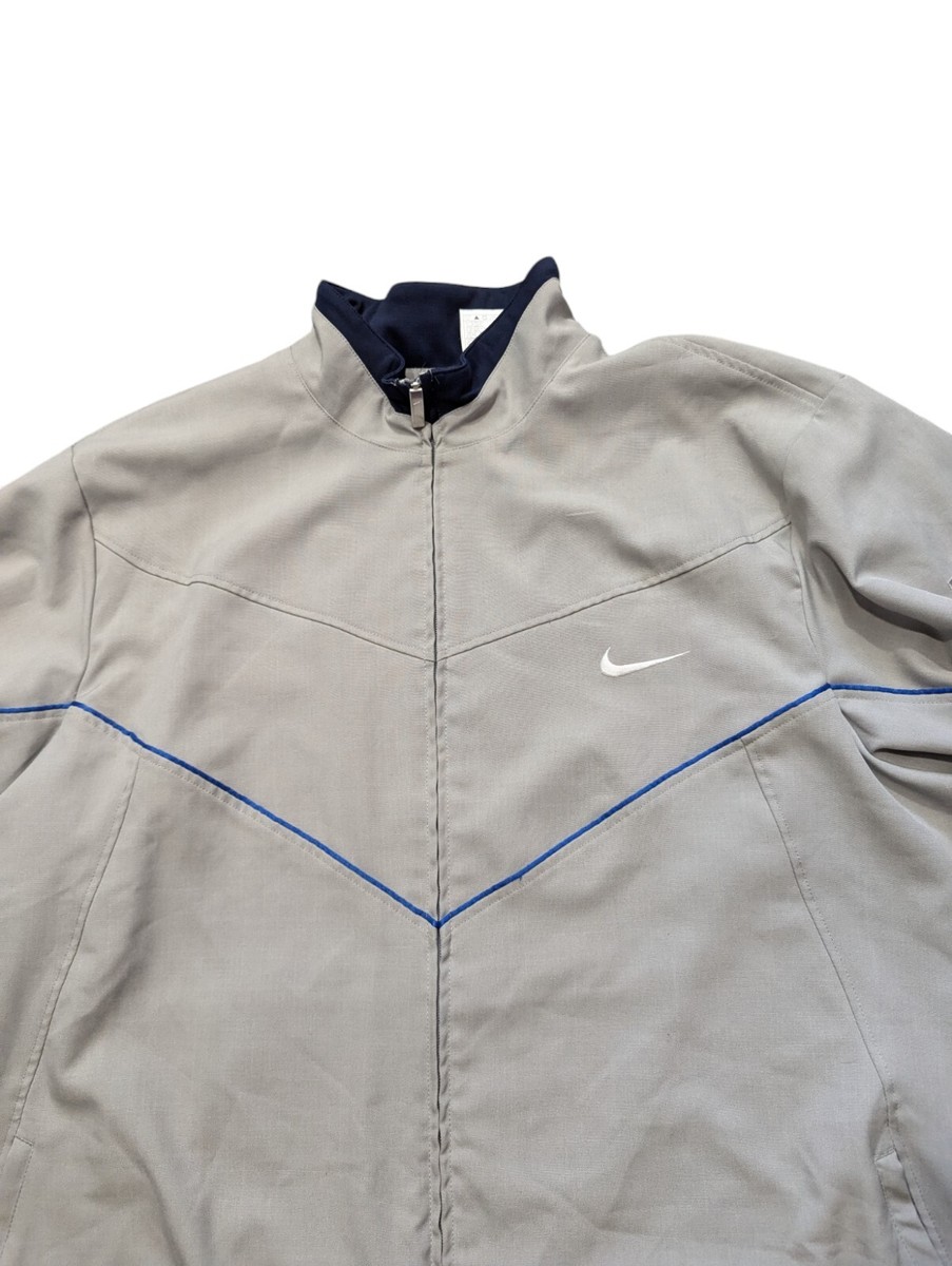 Nike Air Force 1 Track Jacket 3XLT Gray Swoosh Classic Tall | eBay 