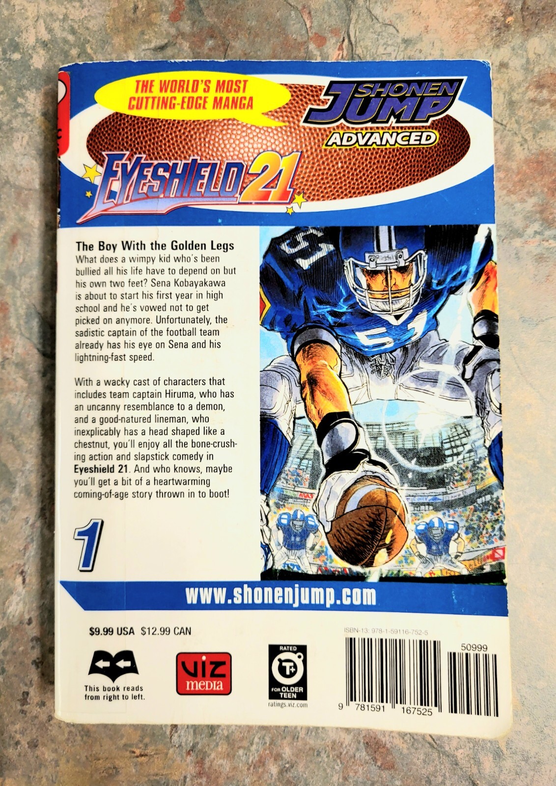 Eyeshield 21 Volume / Vol 1 by Riichiro 2005 Manga First Edition