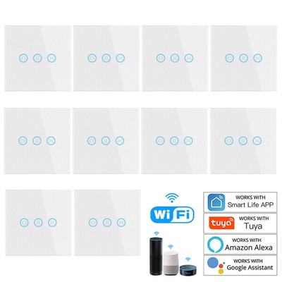 TUYA Smart Life WIFI Rolladenschalter Touch Vorhang Schalter Jalousieschalter #