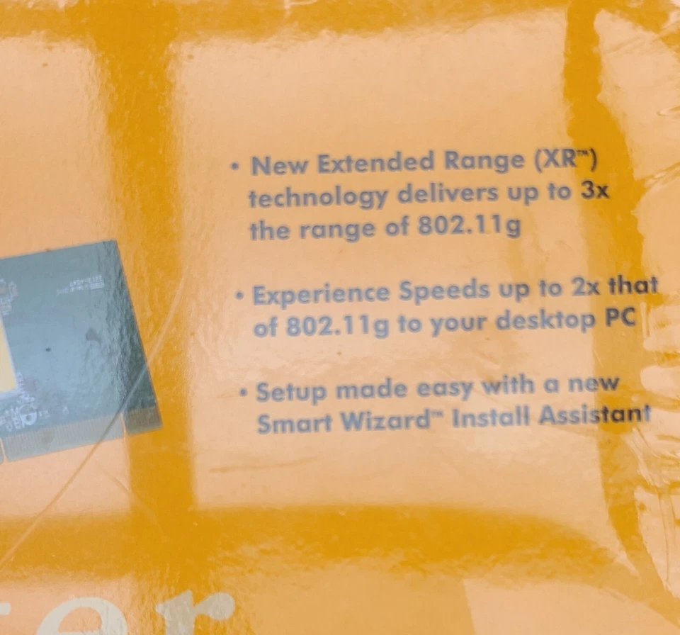 Netgear 108 Mbps Wireless PCI Adapter 32-bit PCI WG311T NIB - Image 2 of 4