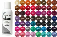 ADORE SEMI PERMANENT HAIR COLOUR / HAIR DYE ALCOHOL FREE 118ml-FAST UK DELIVERY