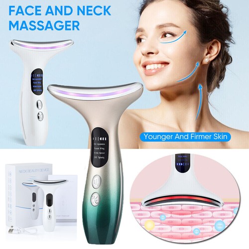 Neck Face Lifting Beauty Machine LED Photon Therapy Anti-aging Wrinkle Remover - Picture 10 of 26