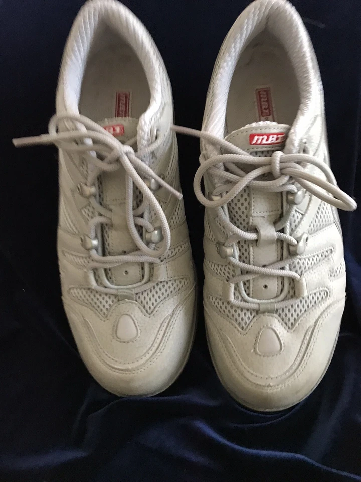 MBT Sport04 Cuero Balancín Suelas Amortiguadoras G8💪ZAPATO DE TRABAJO EU41 US-8=10.5”VEUC" Foto 2 de 4