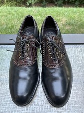 FootJoy Premiere Classics Dry Men  s Size 9 C Hand Crafted Leather Golf Shoes USA