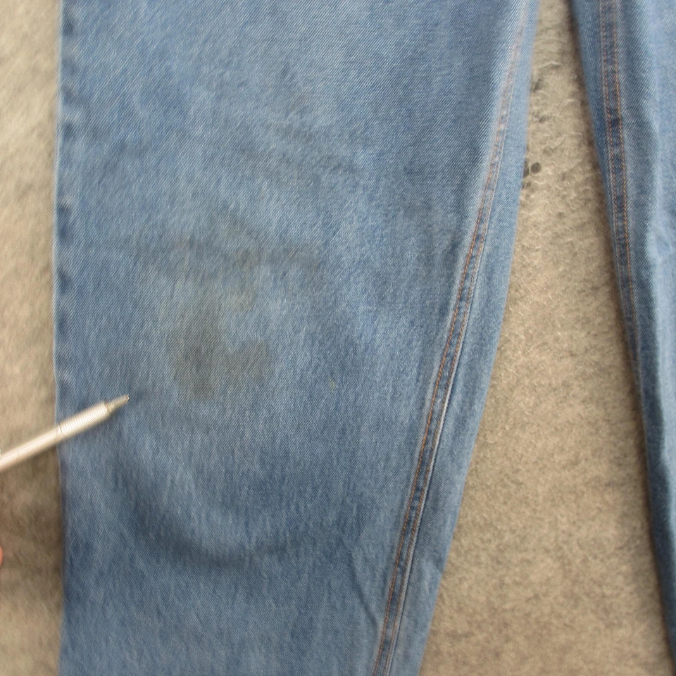 Pantalones de mezclilla Berne Apparel para hombre 38x36 azul lavado medio pierna recta *Nota Foto 3 de 4