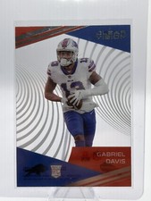 2020 Chronicles Clear Vision Gabriel Davis Purple Rookie RC #CV-26 Bills