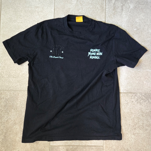 Schwarzes besticktes Box-T-Shirt der Marke Muhammad Ali Größe L Rarität - Bild 2 von 5