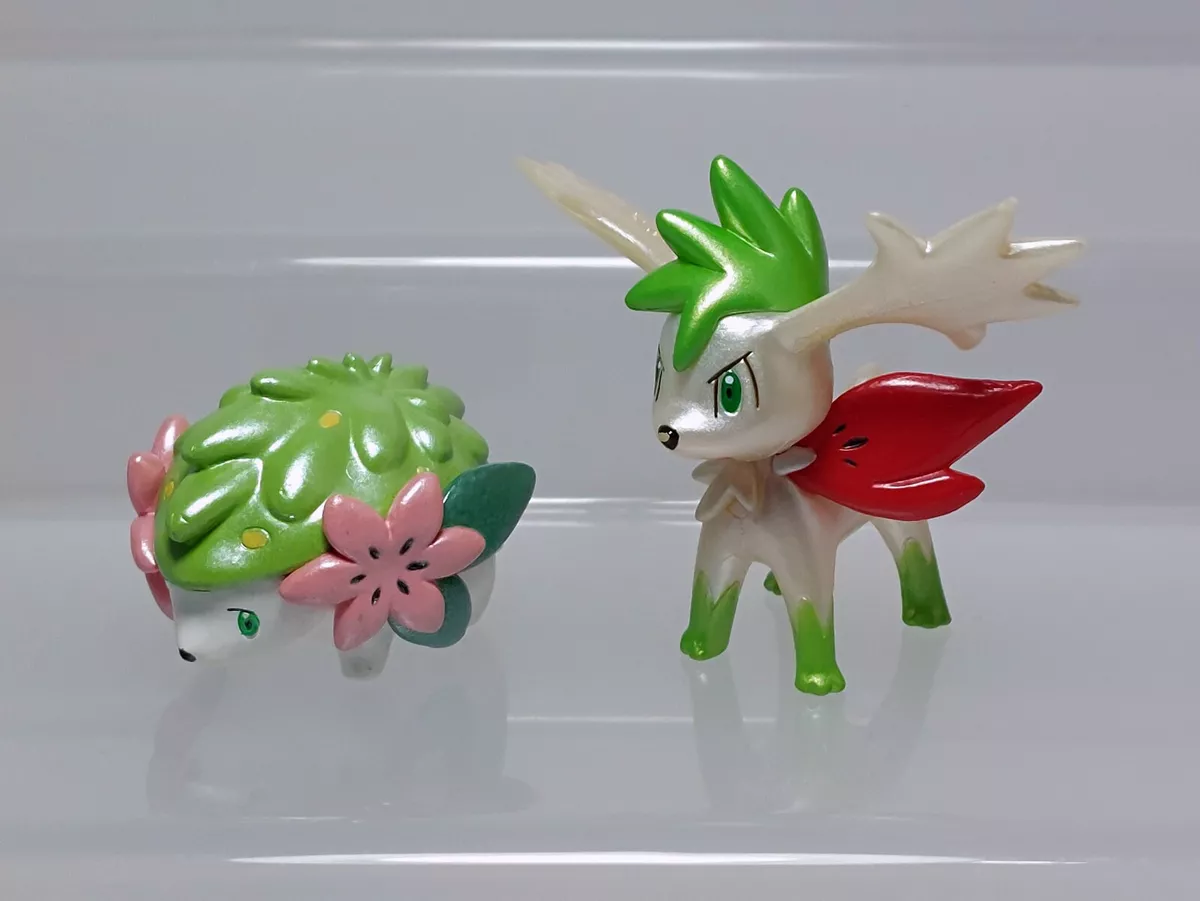 Metallic Shaymin Pokemon Monster Collection Figure Takara Tomy G05 1.1 1.9in