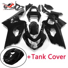 Painted Black ABS Bodywork w/ Tank Fairing Kit For Suzuki GSXR600/750 2004 2005