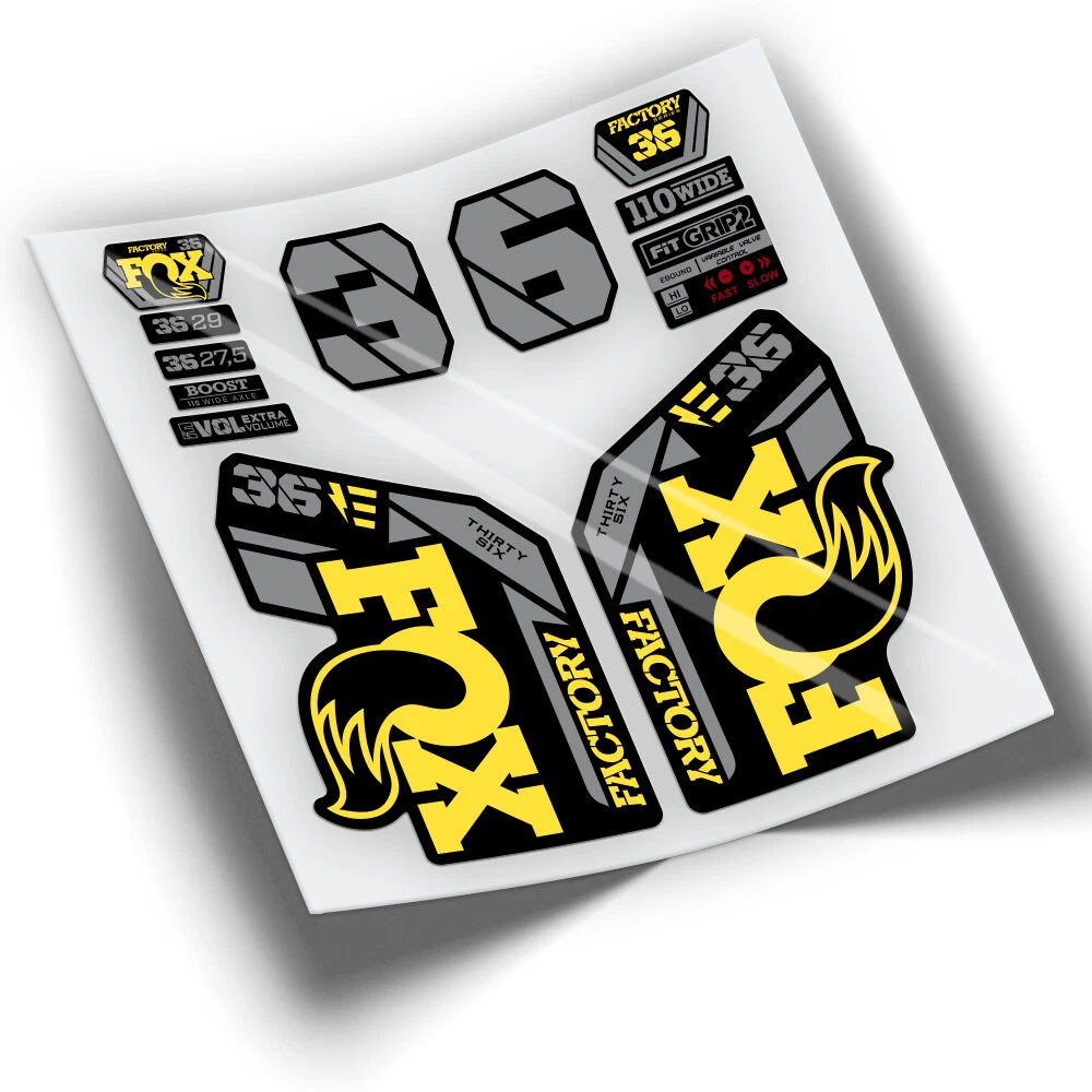 AUTOCOLLANTS COMPATIBLES RWP-411 FOX 34 FACTORY FORK 2021 AUTOCOLLANTS