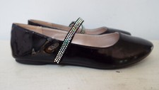 The Children s Place Black Mary Jane Dress Shoes Ballet Flats Bling Girls Size 5