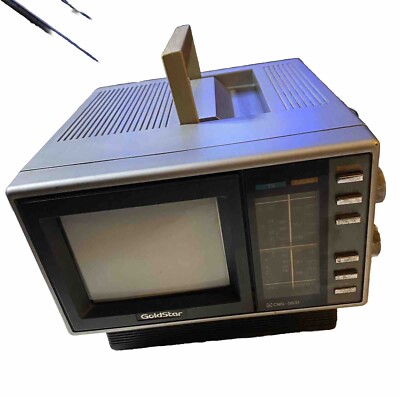 昭和レトロ　 ポータブル 5インチ カラー TVテレビ AM/FM ラジオ 昭和レトロ ポータブル 5インチ カラー TVテレビ AM/FM ラジオ