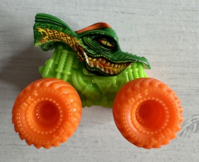 Monster Jam Mini Dragon Orange Wheels hellgrün Chassis 1:87 Truck Spinmaster