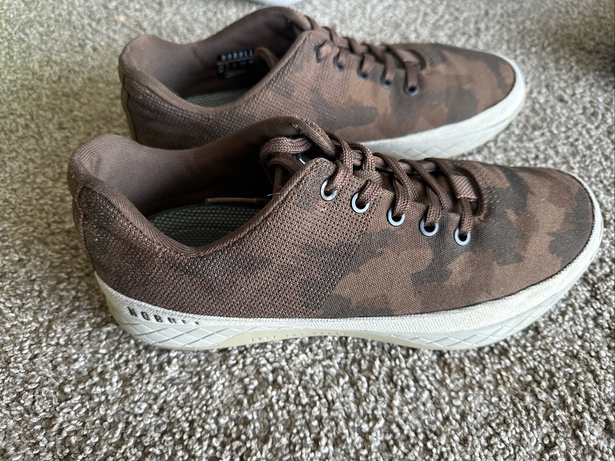 NO BULL Men 9.5 Women 11 Brown Camo Running Shoes Crossfit  display picture 2