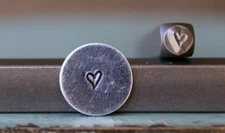 SUPPLY GUY 3mm Jenna Sue Heart Metal Punch Design Stamp SGCH-87