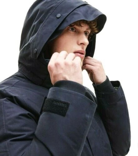 NEW mens LACOSTE DOWN parka jacket waterproof hooded size 58 uk XL RRP £390 - Image 2 of 4