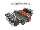 4 Function Electric Dual Acting Distributor 12V DC 80L/min